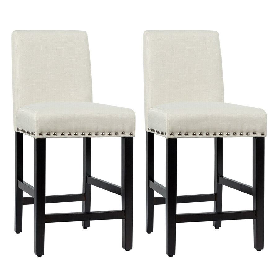 25 Inch Kitchen Chairs w/ Rubber Wood Legs