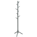2 Heights Wooden Coat Rack with 8 Hooks