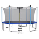15 Feet Outdoor Bounce Trampoline with Safety Enclosure Net