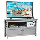 44 Inch Wooden Storage Cabinet TV Stand
