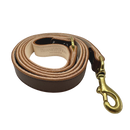 Plain Leather Dog Leashes