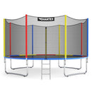 14 Feet Trampoline with Safety Enclosure Net and Ladder Outdoor for Kids Adults