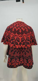 Womens Reversible Printed Cold Weather Shawl Wrap One Size