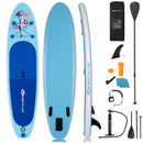 10 Feet Inflatable Stand Up Paddle Board with Adjustable Paddle Pump