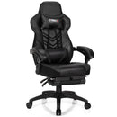 Adjustable Gaming Chair with Footrest