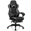 Adjustable Gaming Chair with Footrest