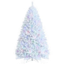8 Feet Artificial Christmas Tree with 1636 Iridescent Branch Tips