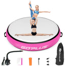 40 Inch Inflatable Round Gymnastic Mat with Electric Pump