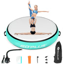 40 Inch Inflatable Round Gymnastic Mat with Electric Pump