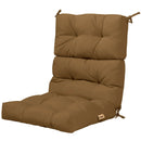 22 x 44 Inch Tufted Outdoor Patio Chair Seating Pad
