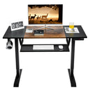 48 Inch Electric Sit to Stand Desk with Keyboard Tray