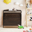 Baby Changing Table Infant Diaper with 3 Drawers and Safety Belt