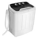 8 lbs Portable Mini Twin Tub Spinner Semi-Automatic Washing Machine