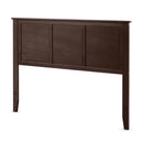 Full Wood Headboard Flat Panel with Pre-drilled Holes and Height Adjustment