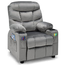 Kids Recliner Chair with Cup Holder and Footrest for Children