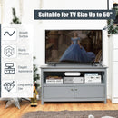 44 Inch Wooden Storage Cabinet TV Stand