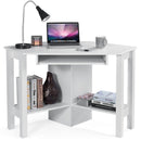 Wooden Study Computer Corner Desk with Drawer