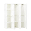 Foldable Closet Clothes Organizer with 8 Cubby Storage