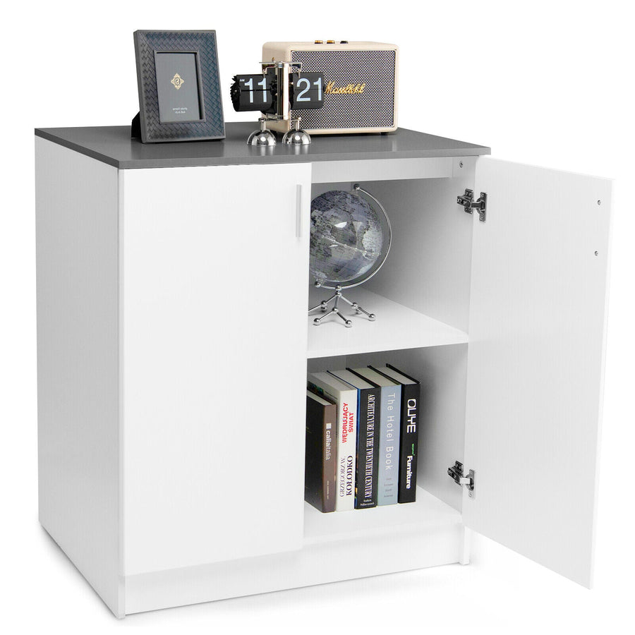 Storage Sideboard Cabinet with Doors and Shelves