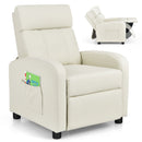 Ergonomic PU Leather Kids Recliner Lounge Sofa for 3-12 Age Group