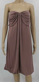 To The Max Lined Strapless Flowy Lightweight Mini Mauve Dress, Size M