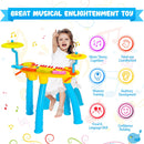 24-Key Piano Keyboard DJ Drum Combination with Microphone and MP3
