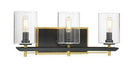Minka Metropolitan Lighting - N7851-707 - Sable Point - Three Light Bath Vanity