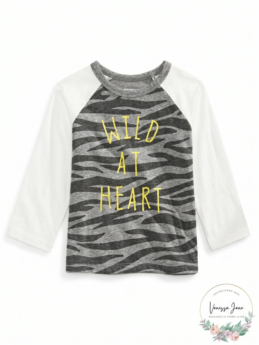 First Impressions Boys Long Sleeve Print T-Shirt
