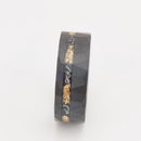 Gold Foil Debris Tungsten Ring