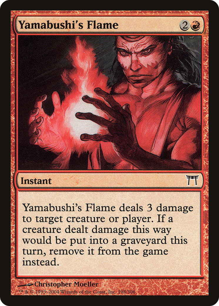 Yamabushi's Flame (CHK-198) - Champions of Kamigawa