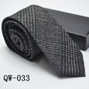 Men's Super Narrow Wool-like Elegant Tie