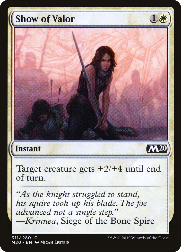 Show of Valor (M20-311) - Core Set 2020