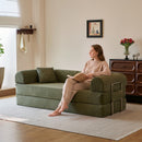 78.8" Convertible Floor Sofa Bed with High Density Foam