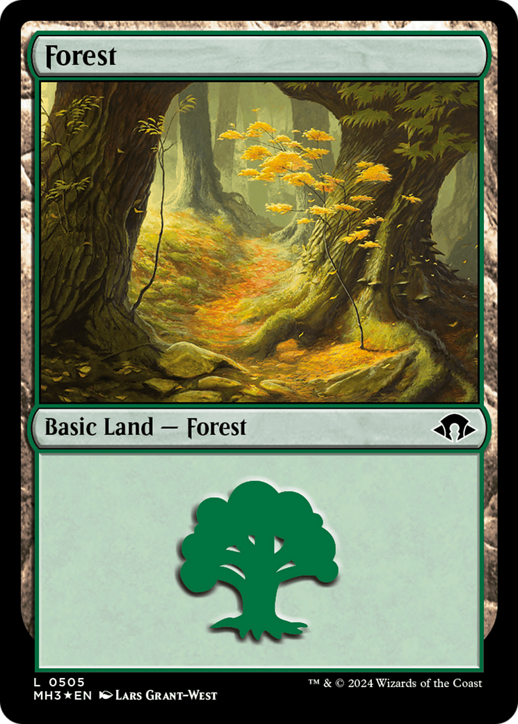 Forest (0505) (Ripple Foil) (MH3-505) - Modern Horizons 3 Foil