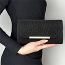 Women's Hardware Edge Party Pattern Fine Pink Clutch