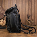 British Style Leather Men's Backpack