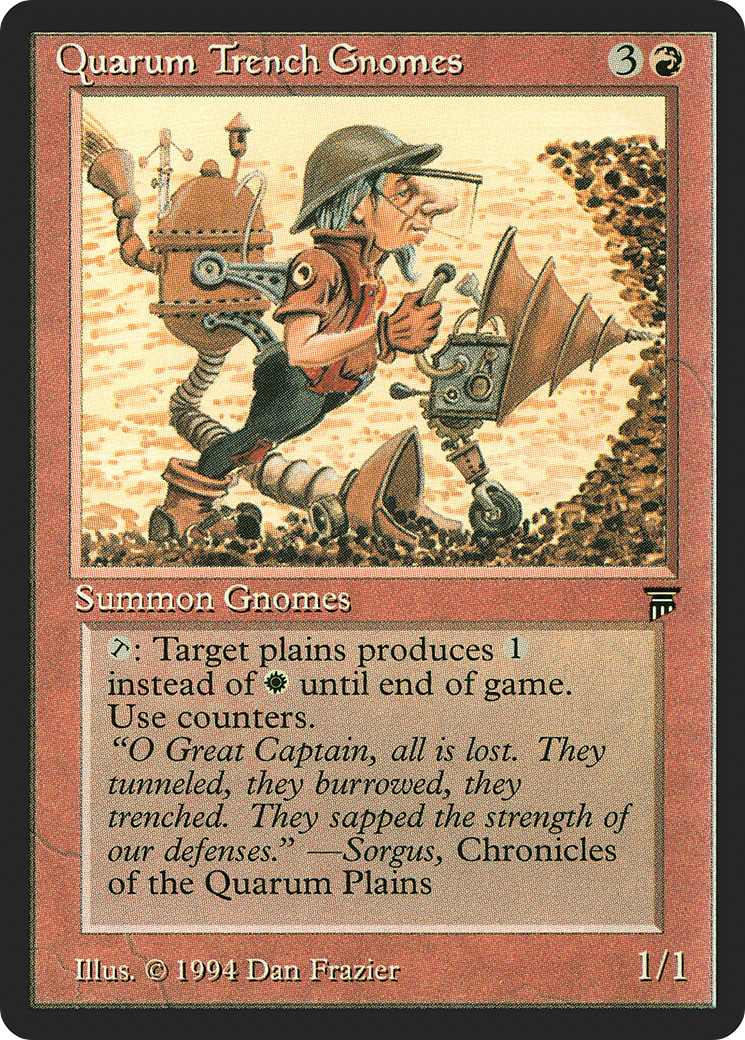 Quarum Trench Gnomes (LEG-162) - Legends