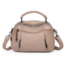 Multi-layered PU Handbag Tote And Crossbody Small Square Bag