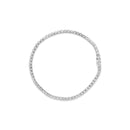 14K White Gold 4.0 Cttw Classic Lab-Grown Diamond Tennis Bracelet (F-G Color, VS2-SI1 Clarity) - 7" Inches