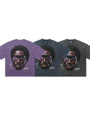 Men's Graphic Round Neck Short Sleeve T-Shirt