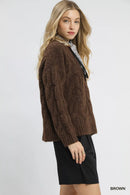 Umgee Cable Knit Cozy Sweater