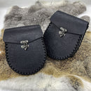Vintage Viking Coin Purse: Medieval Belt Bag Style