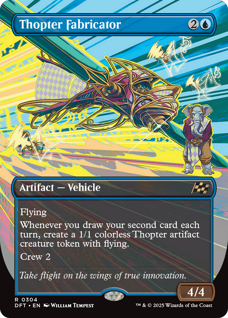 Thopter Fabricator (DFT-304) - Aetherdrift (Borderless) Foil