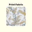 Floral Upholstered Accent Chair with Nailhead Trim