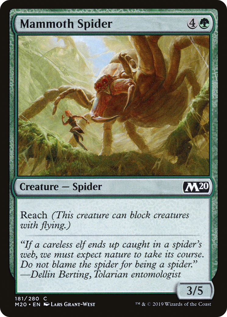 Mammoth Spider (M20-181) - Core Set 2020 Foil