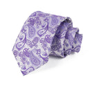 Jacquard-embroidered Cashew Flower Tie