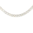 45.00ct Moissanite Tennis Necklace Sterling Silver