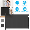 Retractable Baby Security Gate Door 58.3in Extra Wide Stair Gate for Toddlers Dogs Baby Gate with Punch Kit Punch-free Kit for Doorway Hallway Indoor