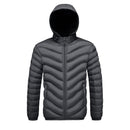 Mens Fleece-lined Cotton-padded Coat
