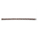 20.75 Carat Genuine Garnet .925 Sterling Silver Bracelet